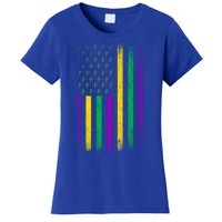 Patriotic American Masquerade Usa Flag Party Mardi Gras Gift Women's T-Shirt