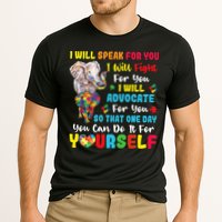 puzzle Autism Mom Elephant Autism Awareness Cooling Performance Crew T-Shirt
