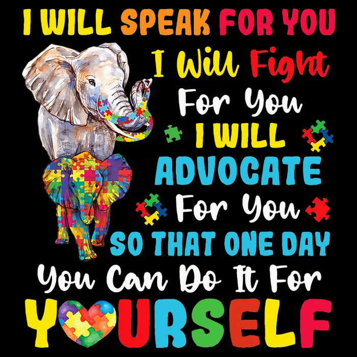 puzzle Autism Mom Elephant Autism Awareness Cooling Performance Crew T-Shirt