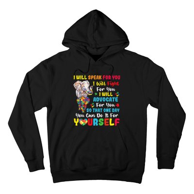 puzzle Autism Mom Elephant Autism Awareness Hoodie