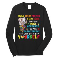 puzzle Autism Mom Elephant Autism Awareness Long Sleeve Shirt