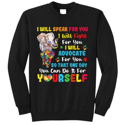 puzzle Autism Mom Elephant Autism Awareness Sweatshirt