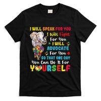 puzzle Autism Mom Elephant Autism Awareness T-Shirt