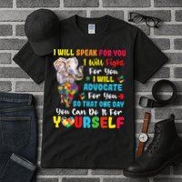 puzzle Autism Mom Elephant Autism Awareness Tall T-Shirt