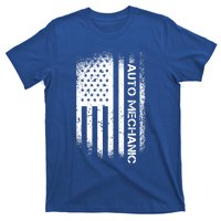 Patriotic Auto Mechanic With American Flag Cool Gift T-Shirt