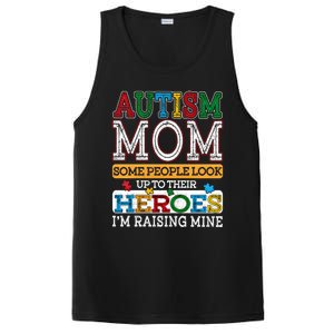 Proud Autism Mom Raising Hero Sped Mom Autism Awareness Cute Gift PosiCharge Competitor Tank