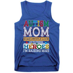 Proud Autism Mom Raising Hero Sped Mom Autism Awareness Cute Gift Tank Top