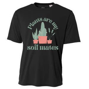 Plants Are My Soil Mates Funny Gardening Cooling Performance Crew T-Shirt