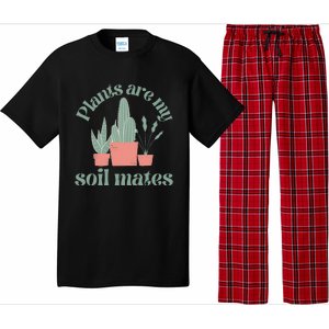 Plants Are My Soil Mates Funny Gardening Pajama Set