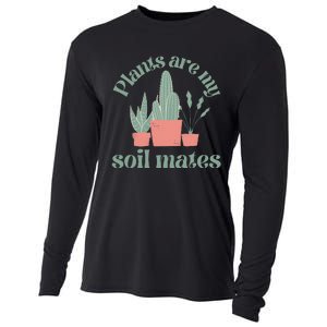 Plants Are My Soil Mates Funny Gardening Cooling Performance Long Sleeve Crew