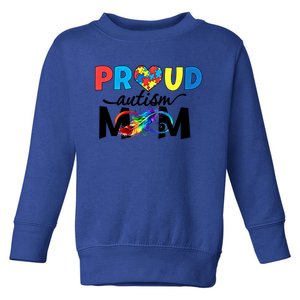 Proud Autism Mama Bear Mother Autistic Awareness Mommy Great Gift Toddler Sweatshirt