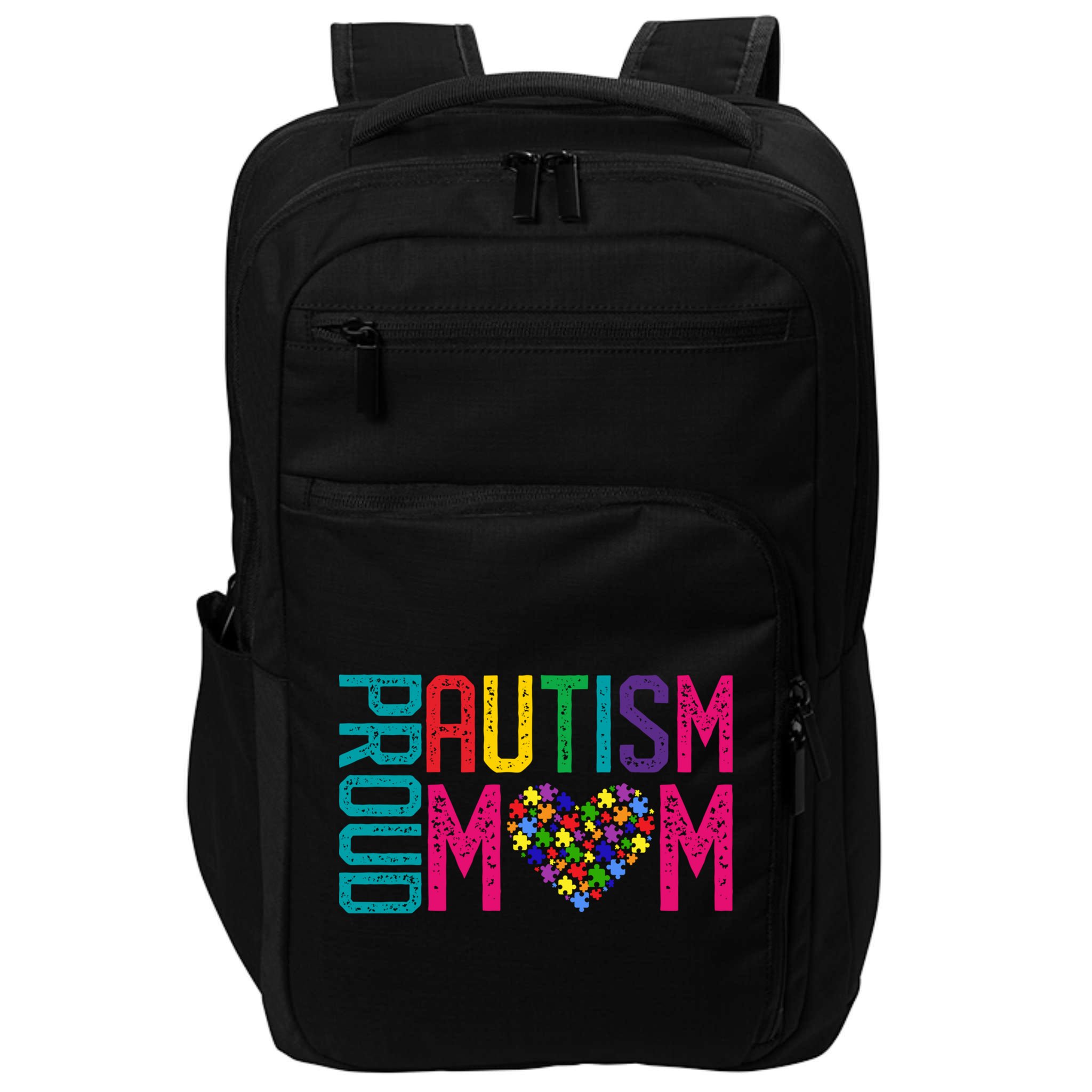 Proud Autism Mom Autism Awareness Day Month Impact Tech Backpack