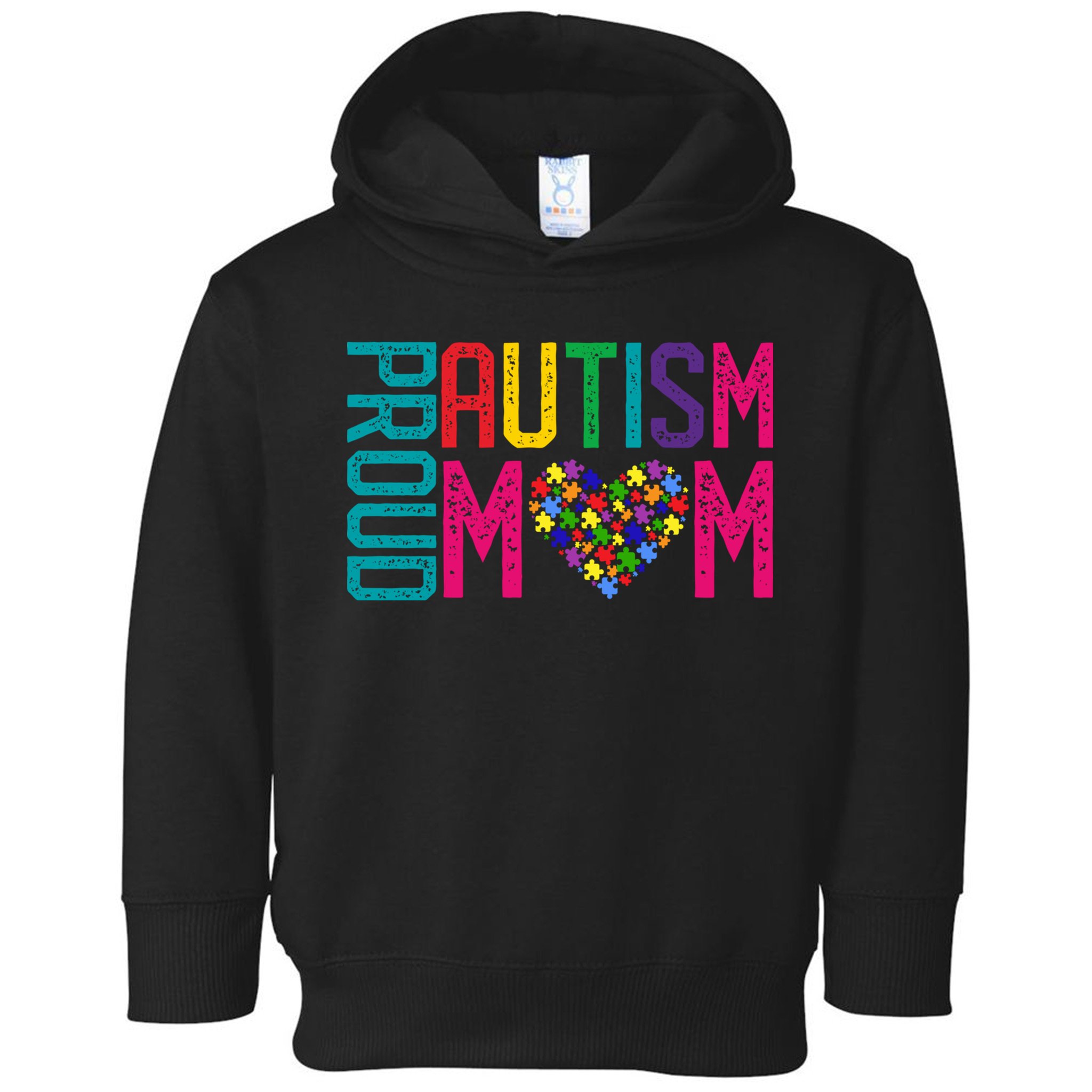 Proud Autism Mom Autism Awareness Day Month Toddler Hoodie