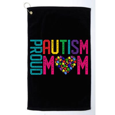 Proud Autism Mom Autism Awareness Day Month Golf Towel