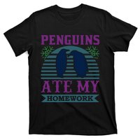 Penguins Ate My Homework T-Shirt