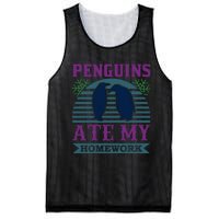 Penguins Ate My Homework Mesh Reversible Basketball Jersey Tank