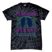 Penguins Ate My Homework Tie-Dye T-Shirt