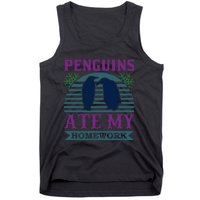 Penguins Ate My Homework Tank Top