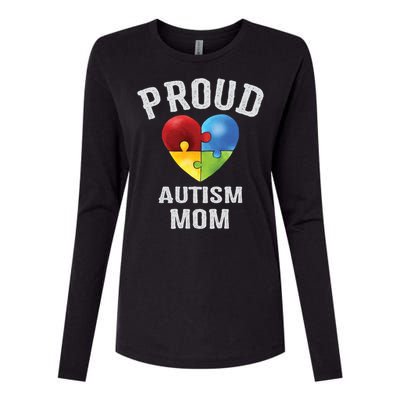 Proud Autism Mom Autism Awareness Funny Gift For Mommy Mama Meaningful Gift Womens Cotton Relaxed Long Sleeve T-Shirt