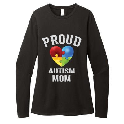 Proud Autism Mom Autism Awareness Funny Gift For Mommy Mama Meaningful Gift Womens CVC Long Sleeve Shirt