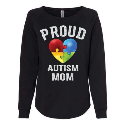 Proud Autism Mom Autism Awareness Funny Gift For Mommy Mama Meaningful Gift Womens California Wash Sweatshirt