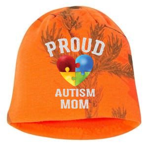 Proud Autism Mom Autism Awareness Funny Gift For Mommy Mama Meaningful Gift Kati - Camo Knit Beanie