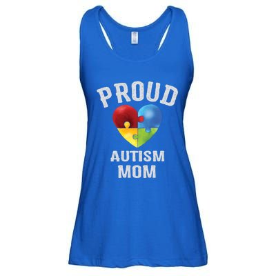 Proud Autism Mom Autism Awareness Funny Gift For Mommy Mama Meaningful Gift Ladies Essential Flowy Tank