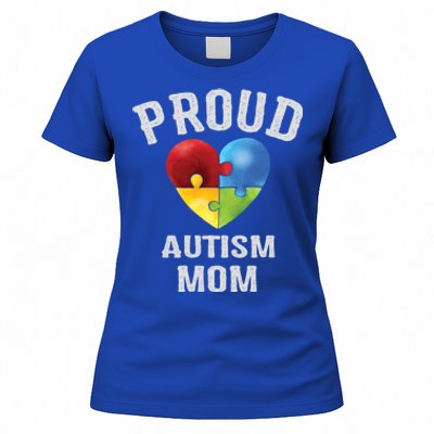 Proud Autism Mom Autism Awareness Funny Gift For Mommy Mama Meaningful Gift Women's T-Shirt