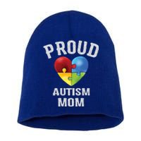 Proud Autism Mom Autism Awareness Funny Gift For Mommy Mama Meaningful Gift Short Acrylic Beanie