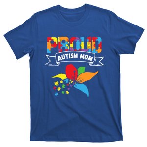 Proud Autism Mom Funny Autism Awareness Day Throw Kindness Gift T-Shirt