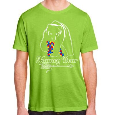 Proud Autism Mamey Bear Autism Awareness Autistic Support Gift Adult ChromaSoft Performance T-Shirt