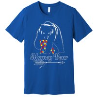 Proud Autism Mamey Bear Autism Awareness Autistic Support Gift Premium T-Shirt