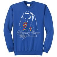 Proud Autism Mamey Bear Autism Awareness Autistic Support Gift Tall Sweatshirt