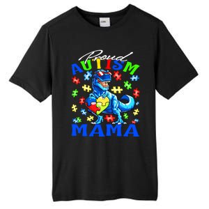 Proud Autism Mama Dinosaur Autism Awareness Cute Gift Tall Fusion ChromaSoft Performance T-Shirt