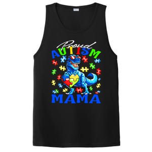 Proud Autism Mama Dinosaur Autism Awareness Cute Gift PosiCharge Competitor Tank