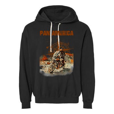 Pan America Motorcycle Big Trail 2022 Garment-Dyed Fleece Hoodie