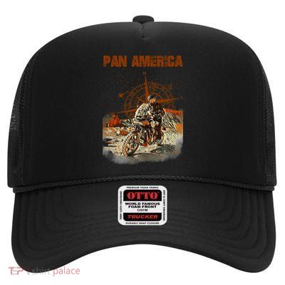 Pan America Motorcycle Big Trail 2022 High Crown Mesh Back Trucker Hat