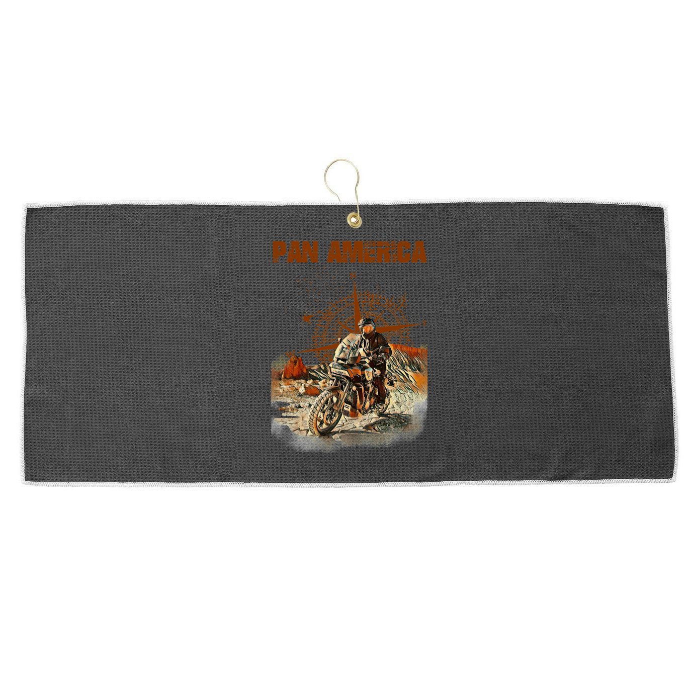 Pan America Motorcycle Big Trail 2022 Large Microfiber Waffle Golf Towel