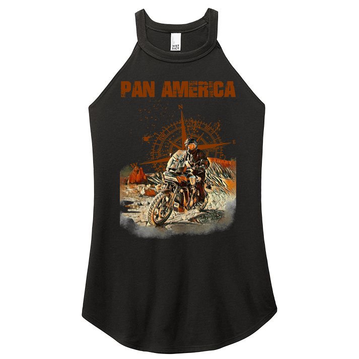 Pan America Motorcycle Big Trail 2022 Women's Perfect Tri Rocker Tank