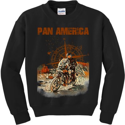 Pan America Motorcycle Big Trail 2022 Kids Sweatshirt