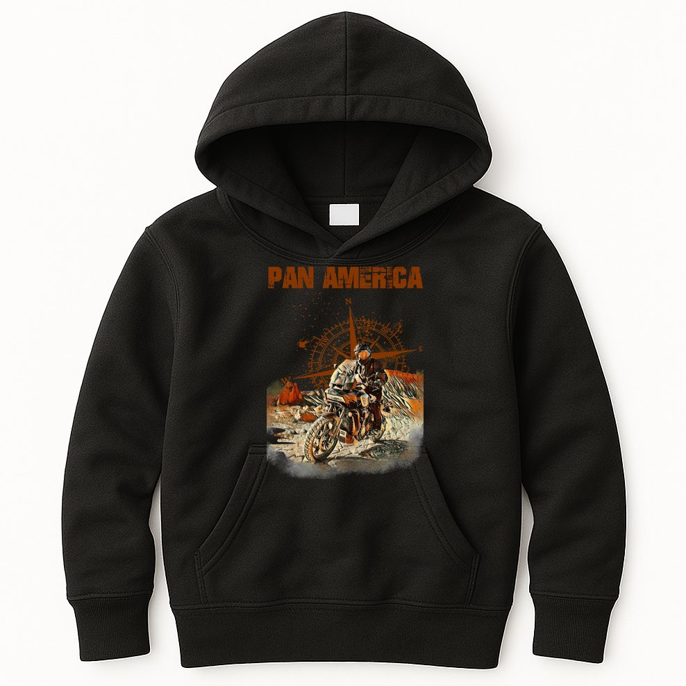 Pan America Motorcycle Big Trail 2022 Kids Hoodie