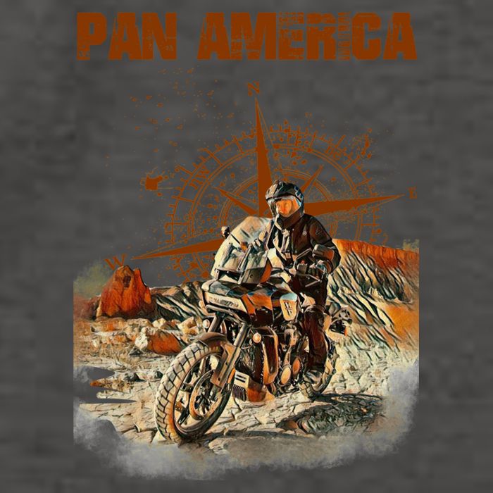 Pan America Motorcycle Big Trail 2022 Vector Backpack