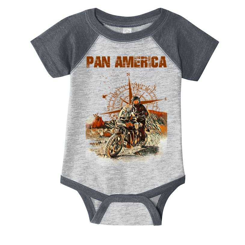 Pan America Motorcycle Big Trail 2022 Infant Baby Jersey Bodysuit