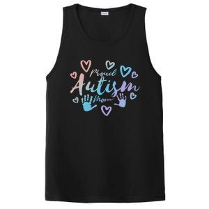 Proud Autism Mom Gift Autistic Awareness Pride Gift Proud Mother Meaningful Gift PosiCharge Competitor Tank