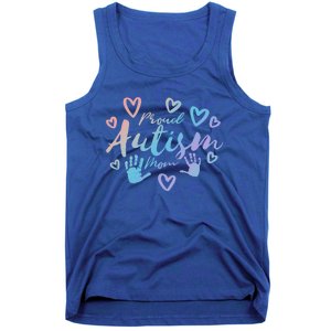 Proud Autism Mom Gift Autistic Awareness Pride Gift Proud Mother Meaningful Gift Tank Top