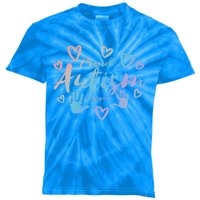 Proud Autism Mom Gift Autistic Awareness Pride Gift Proud Mother Meaningful Gift Kids Tie-Dye T-Shirt