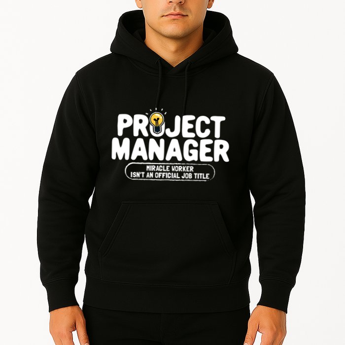 Project Ager Miracle Worker Isn't An Job Title Gift Hoodie