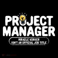 Project Ager Miracle Worker Isn't An Job Title Gift Tank Top