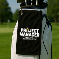 Project Ager Miracle Worker Isn't An Job Title Gift Golf Towel