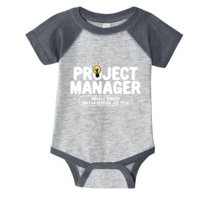 Project Ager Miracle Worker Isn't An Job Title Gift Infant Baby Jersey Bodysuit